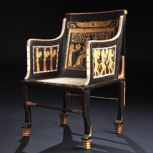 Throne Of Princess Satamune, By Giuseppe Parvis (1831-1909) Circa 1905/10