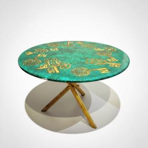 Piero Fornasetti (1913-1988), table de salon années 1960