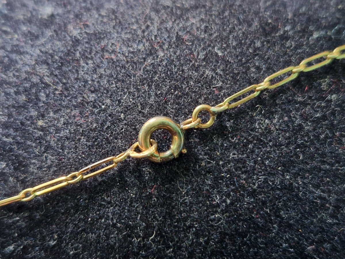 Old Art Deco Drapery Necklace Circa 1920-photo-4