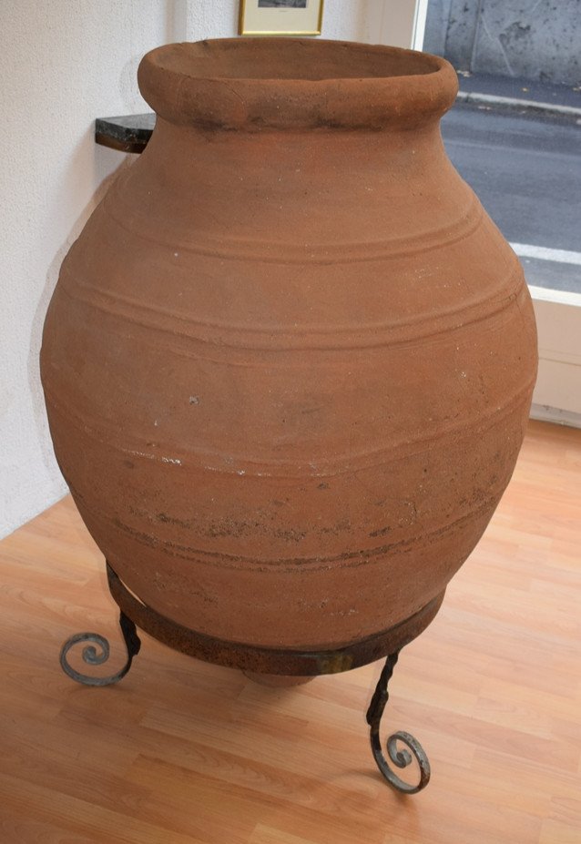Large Terracotta Jar 18th.-photo-4
