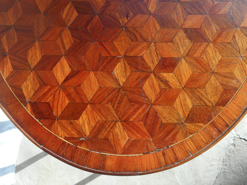 Small Louis XV Oval Table-photo-8