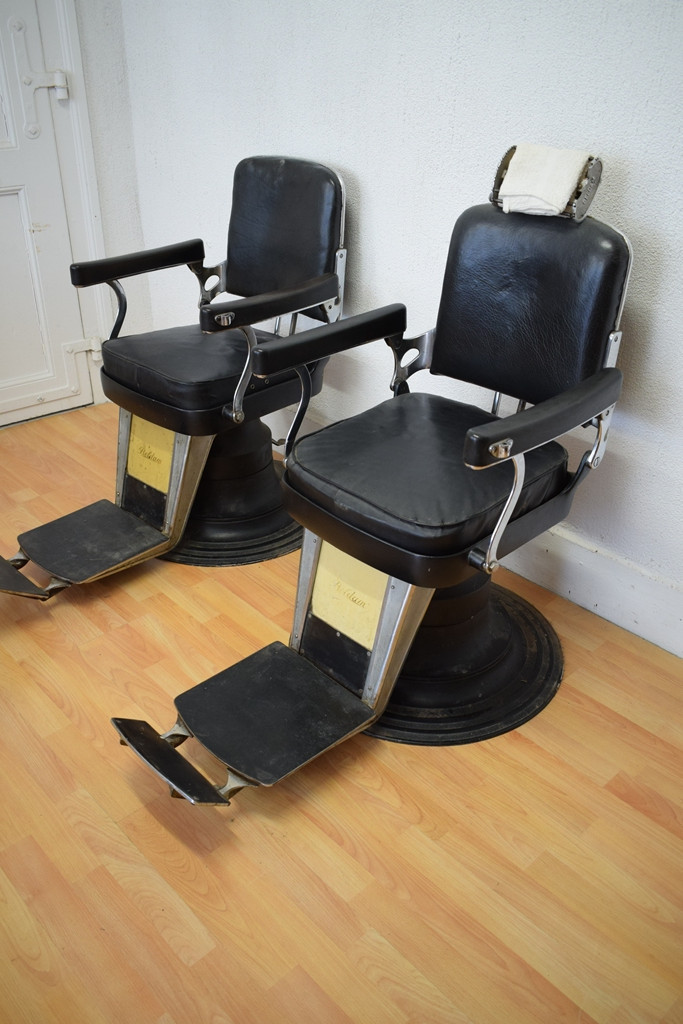 Pair Of Barber Chairs-photo-3