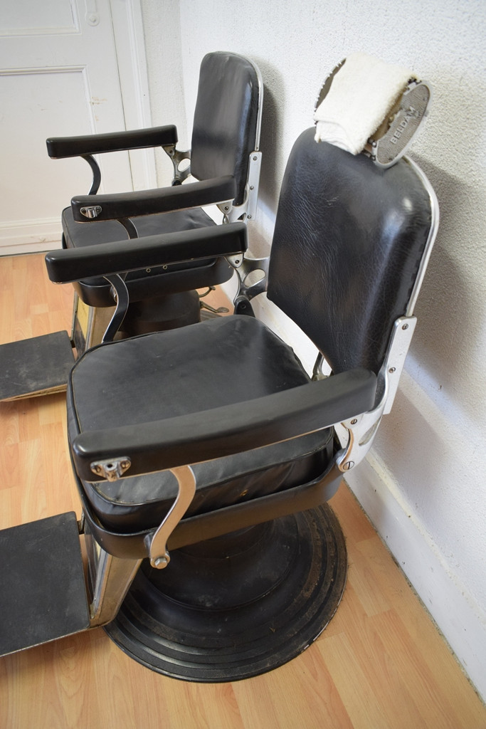Pair Of Barber Chairs-photo-4