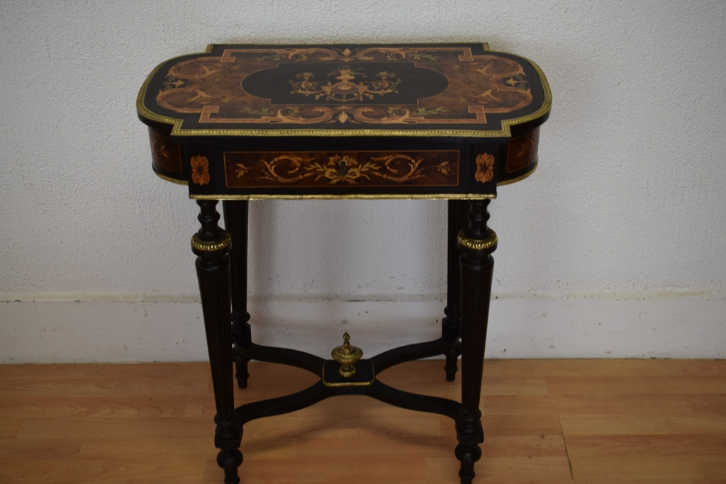 Napoleon III Worktop With Marquetry
