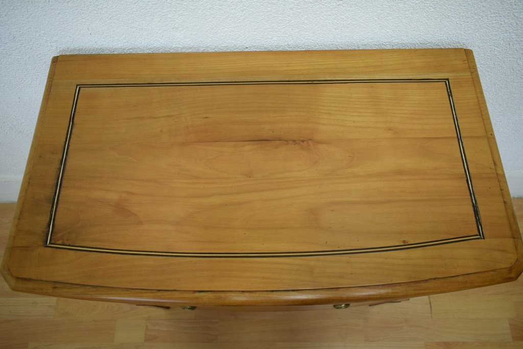 Small Louis XVI Cherrywood Chest Of Drawers With 2 Drawers-photo-4