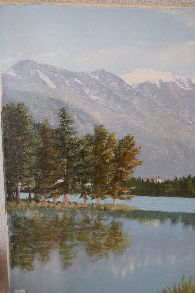 Tableau de Eugène Devaud De Madelin-photo-2