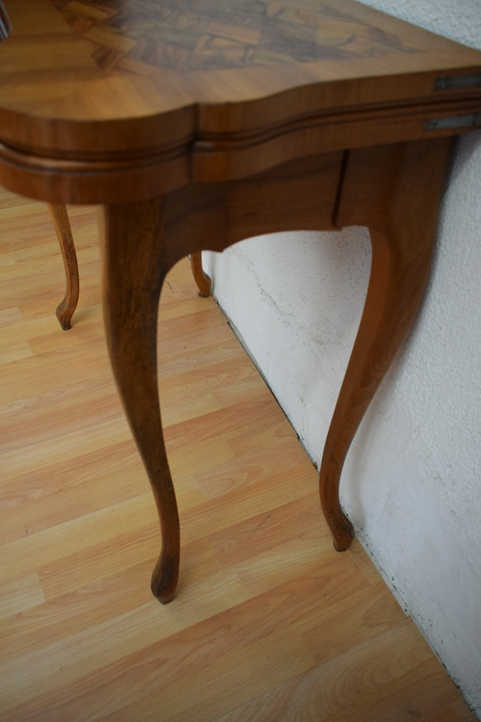 Walnut Wingback Game Table-photo-6