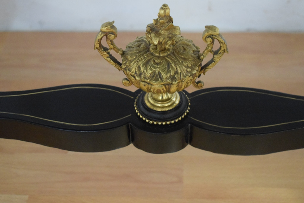 Table à volets Napoléon III à décor de feuilles de vignes-photo-8