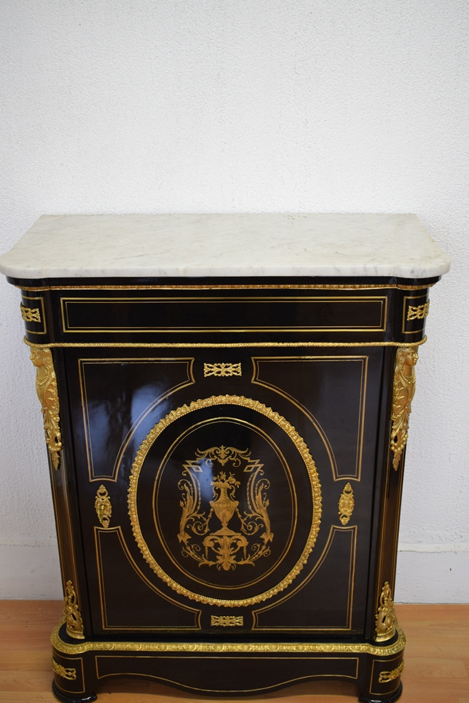 Buffet d'appui Napoléon III à 1 porte-photo-2