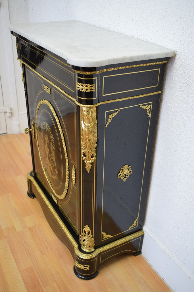 Buffet d'appui Napoléon III à 1 porte-photo-3