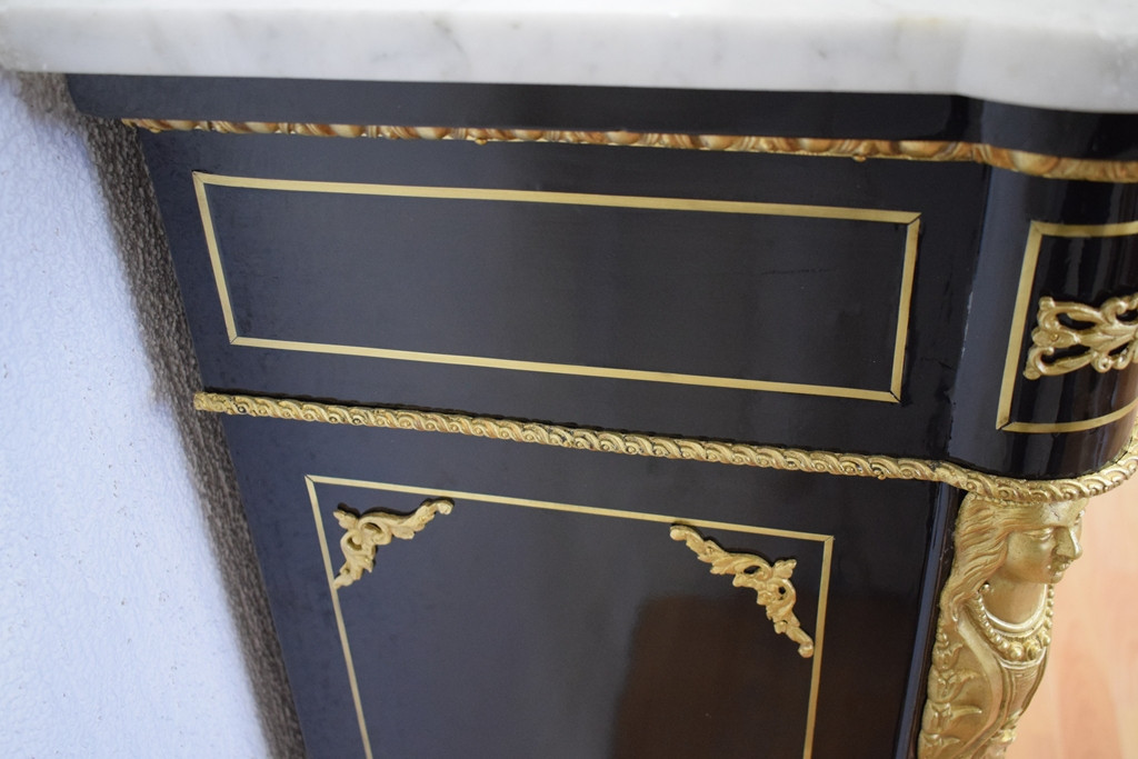 Buffet d'appui Napoléon III à 1 porte-photo-6