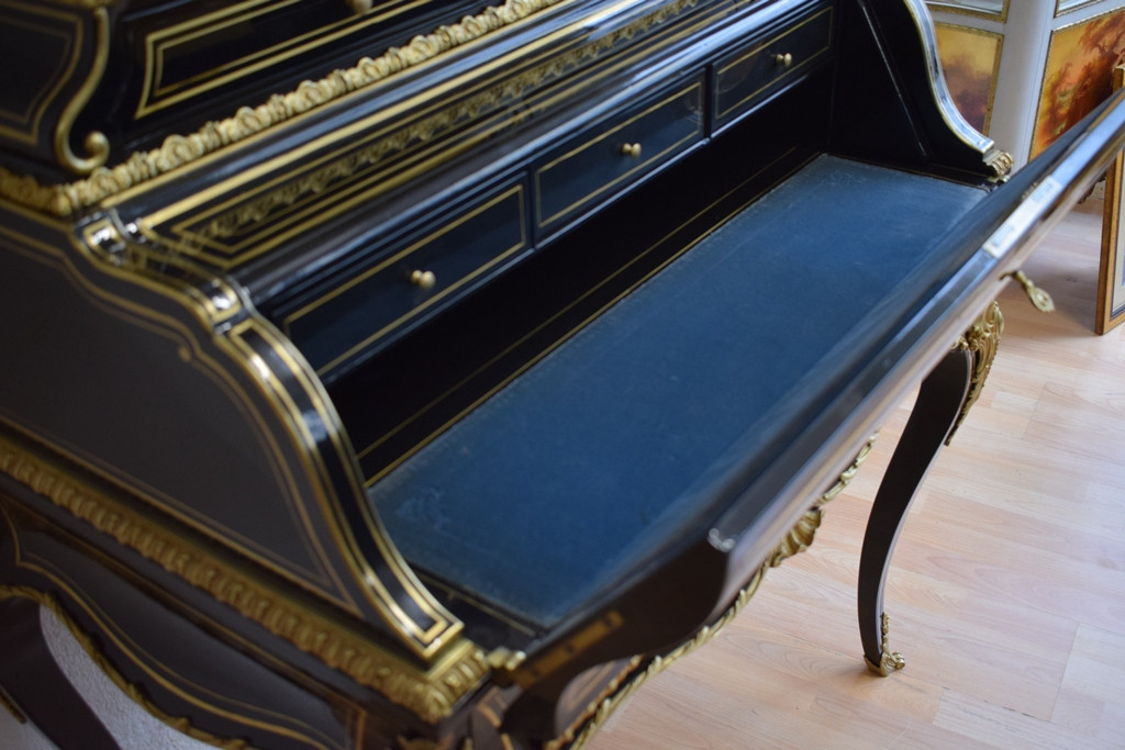 Bonheur du jour en laque noire  Napoléon III-photo-6