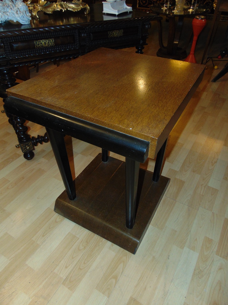 Coffee Table Oak Blond. d'époque Art Deco-photo-3