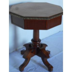 Small Octagonal Pedestal Table