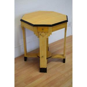 Small Octagonal Art Deco Table