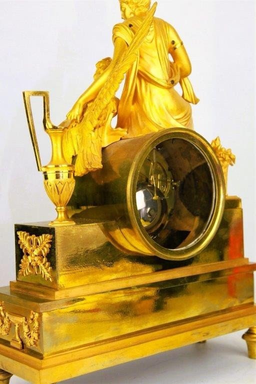 Empire Mantel Clock France In The Years 1810-1820-photo-4