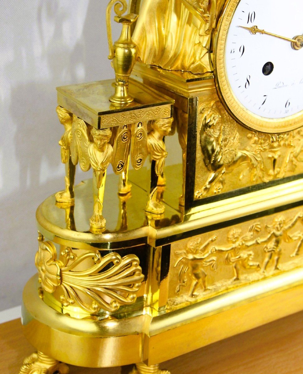 Empire Clock Frankrijk Anno 1820-photo-4