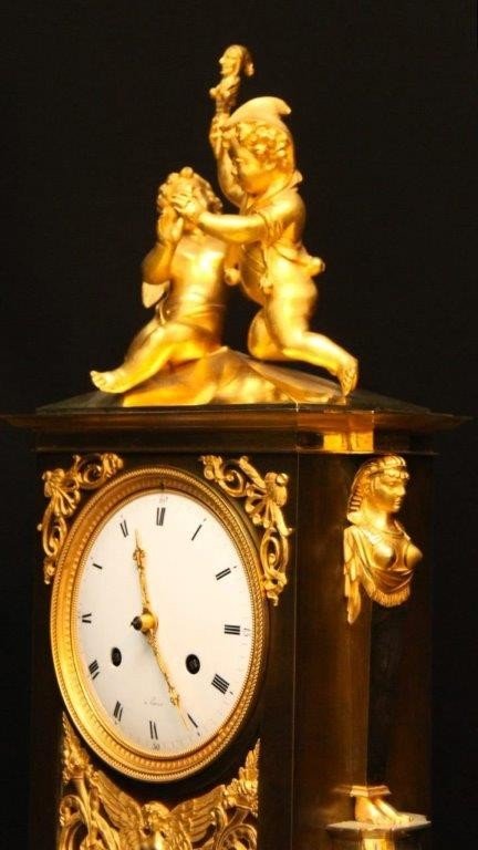 Empire Mantel Clock France In 1810-photo-4