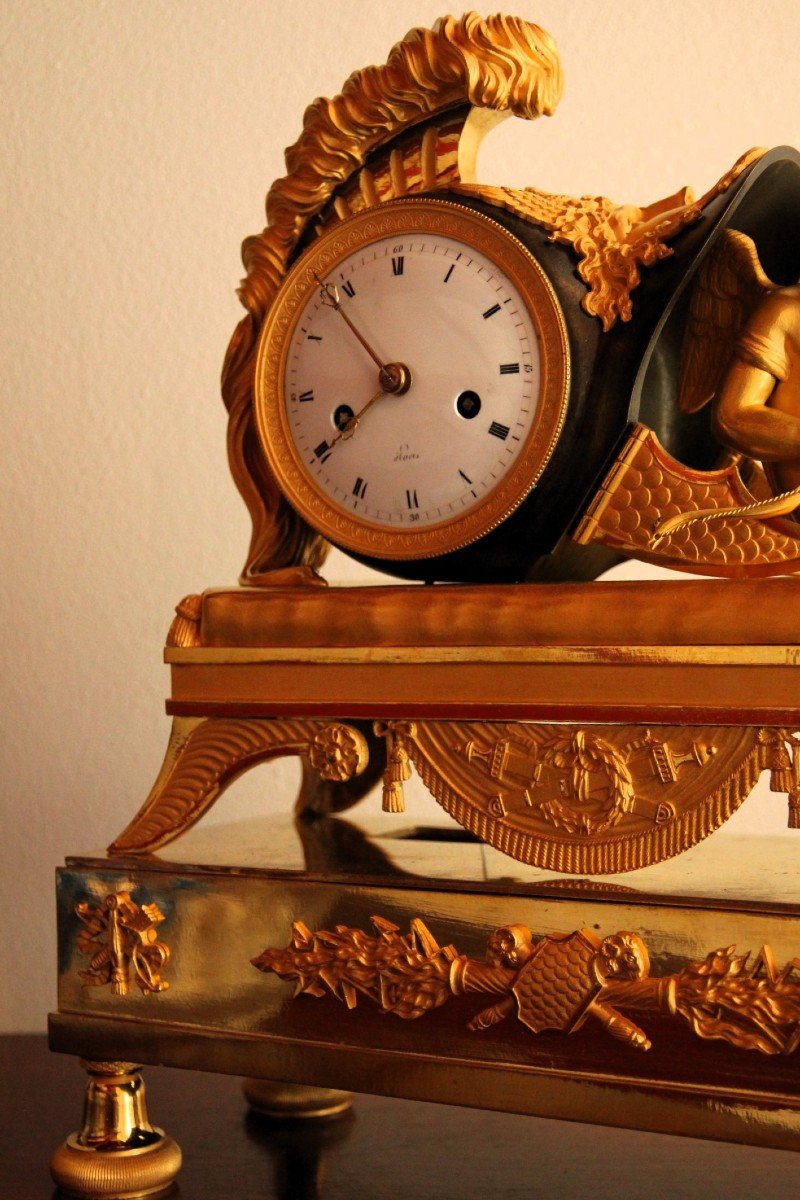 French Empire Clock Circa 1810-photo-8