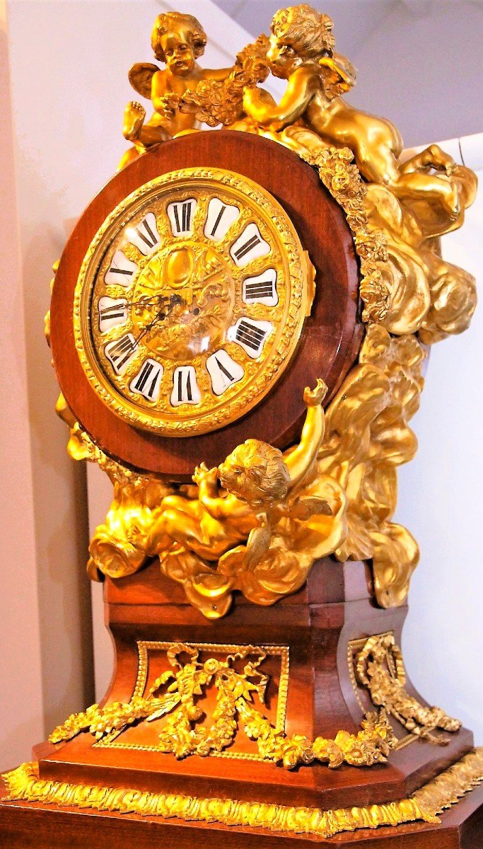 Louis XVI Style Standing Clock, French, 19th Century-photo-4