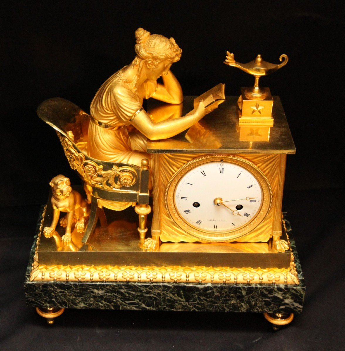 Empire Mantel Clock France 1810-1815-photo-1