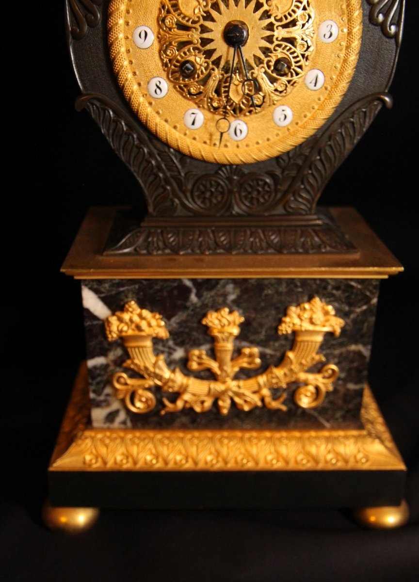 Pendule Lyre France 1810-1820-photo-2