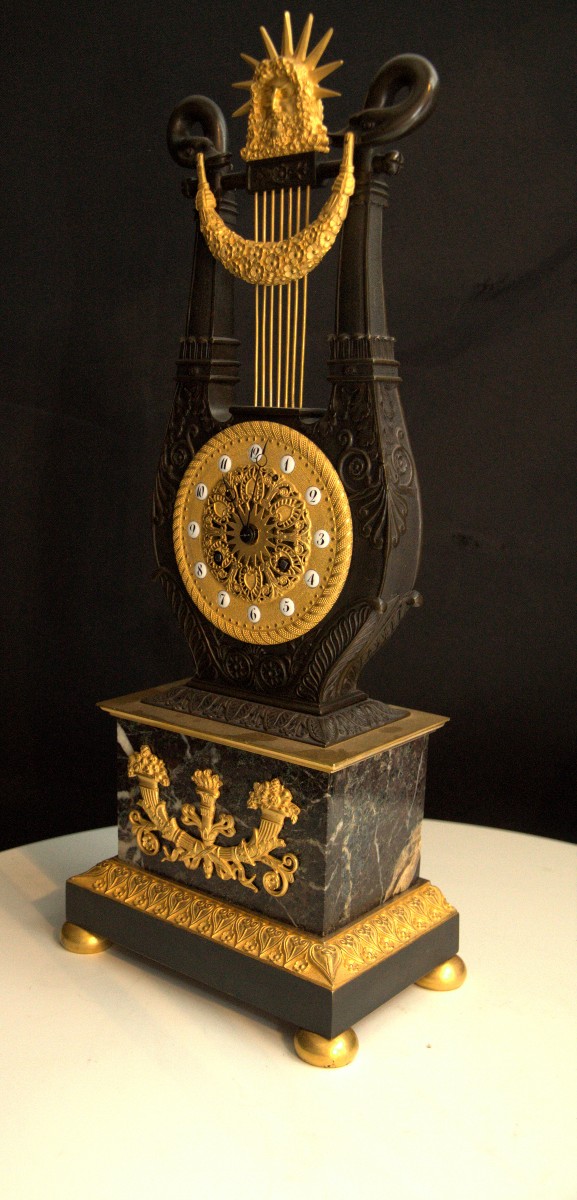 Pendule Lyre France 1810-1820