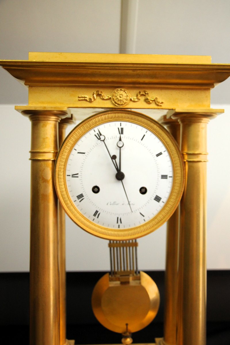 Horloge à colonne en bronze - France  1820 -photo-4