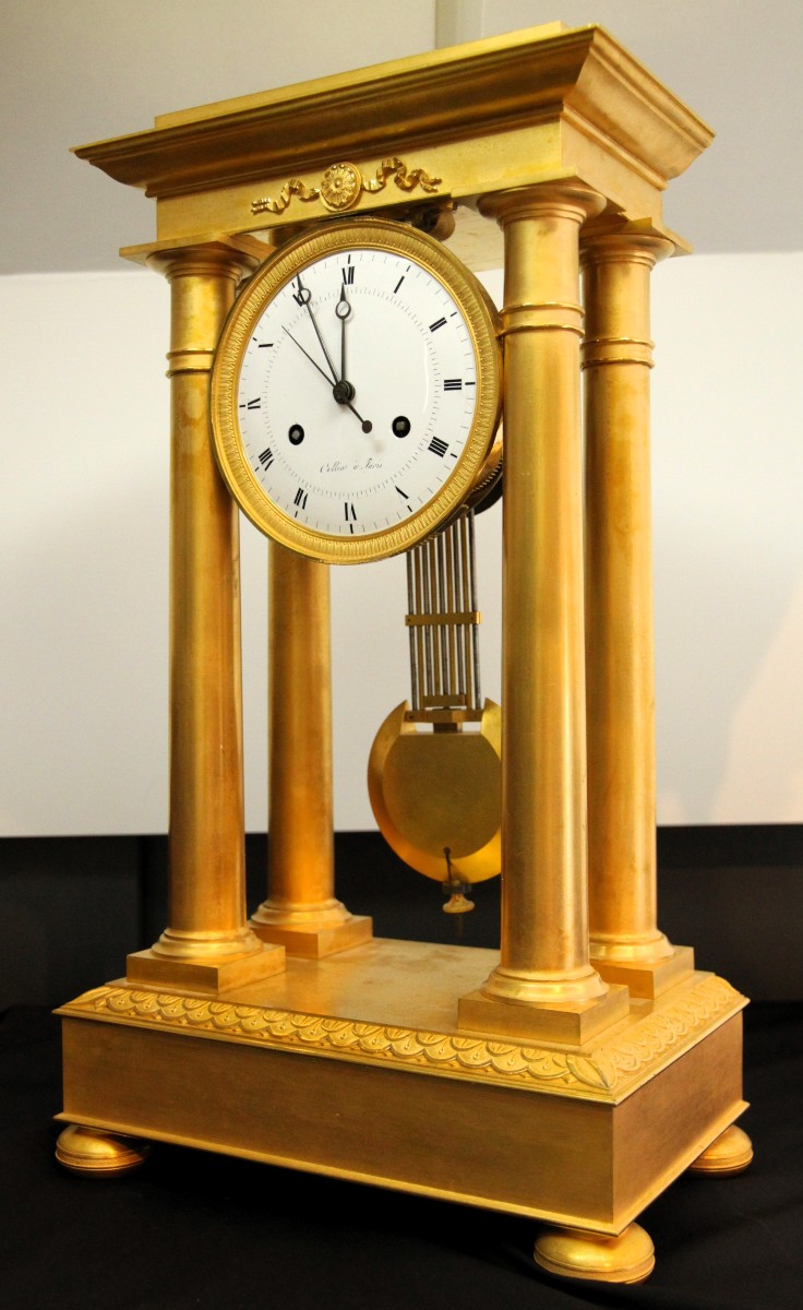 Horloge à colonne en bronze - France  1820 
