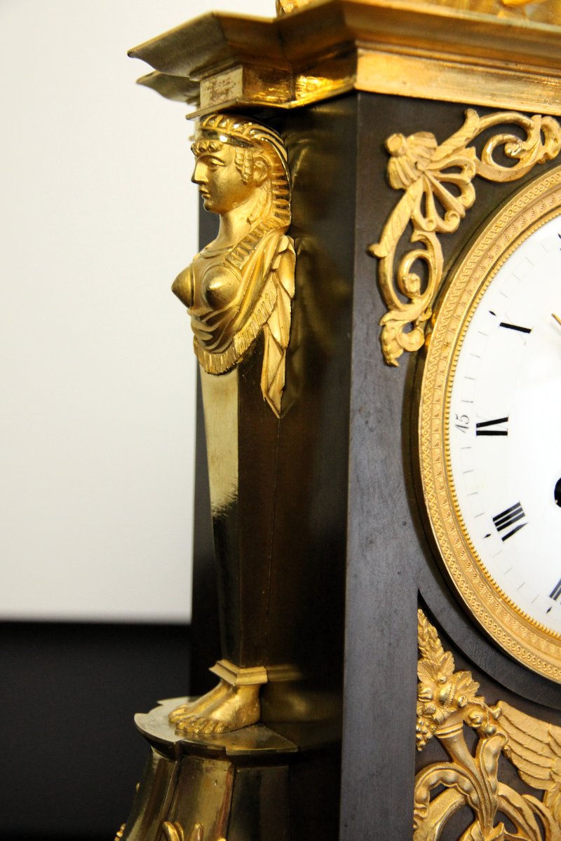 Empire Mantel Clock "children Playing" -photo-3