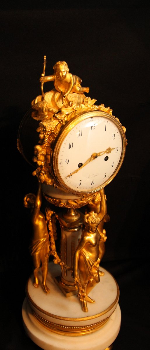 Pendule de cheminée Louis XVI-photo-2