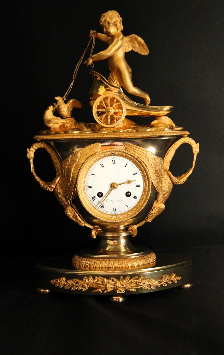 Empire Pendulum Type Zegenwagen.-photo-6