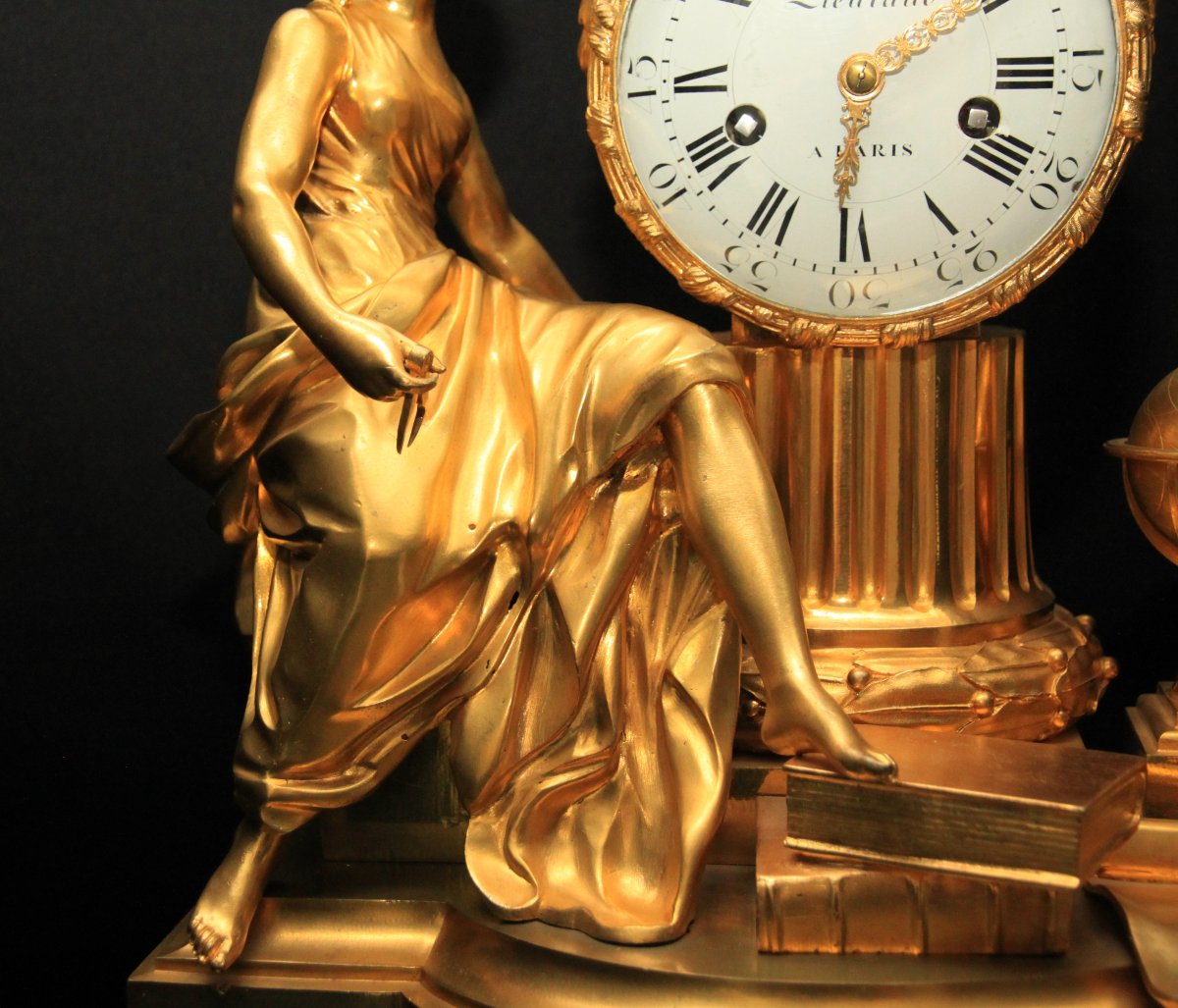 Grande Pendule Louis XVI Astronomie-photo-2