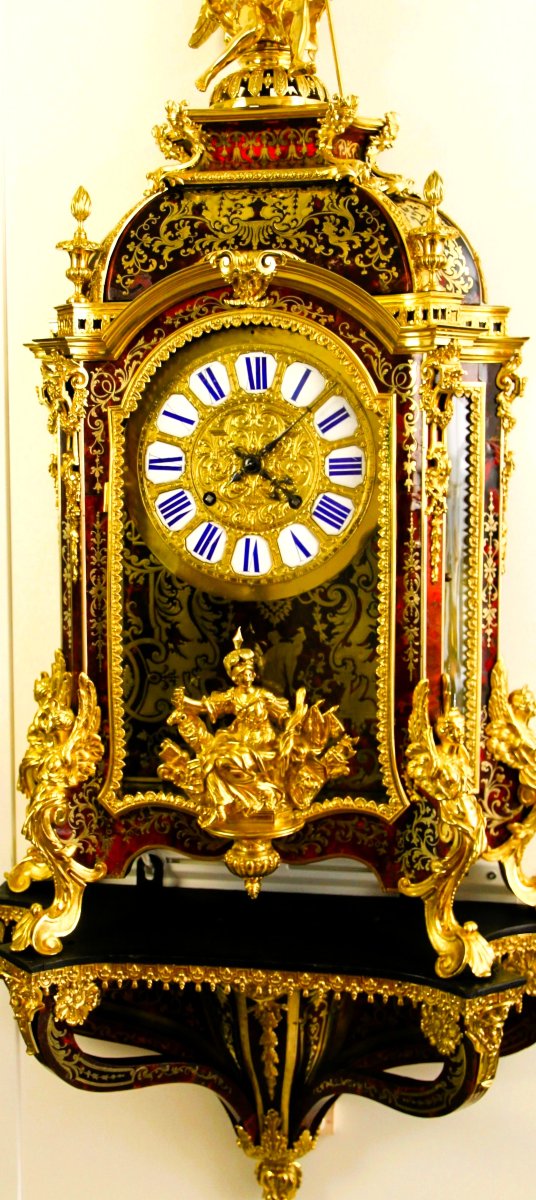 Cartel de Boulle Wand de la 1ère période, France, vers 1750-photo-4