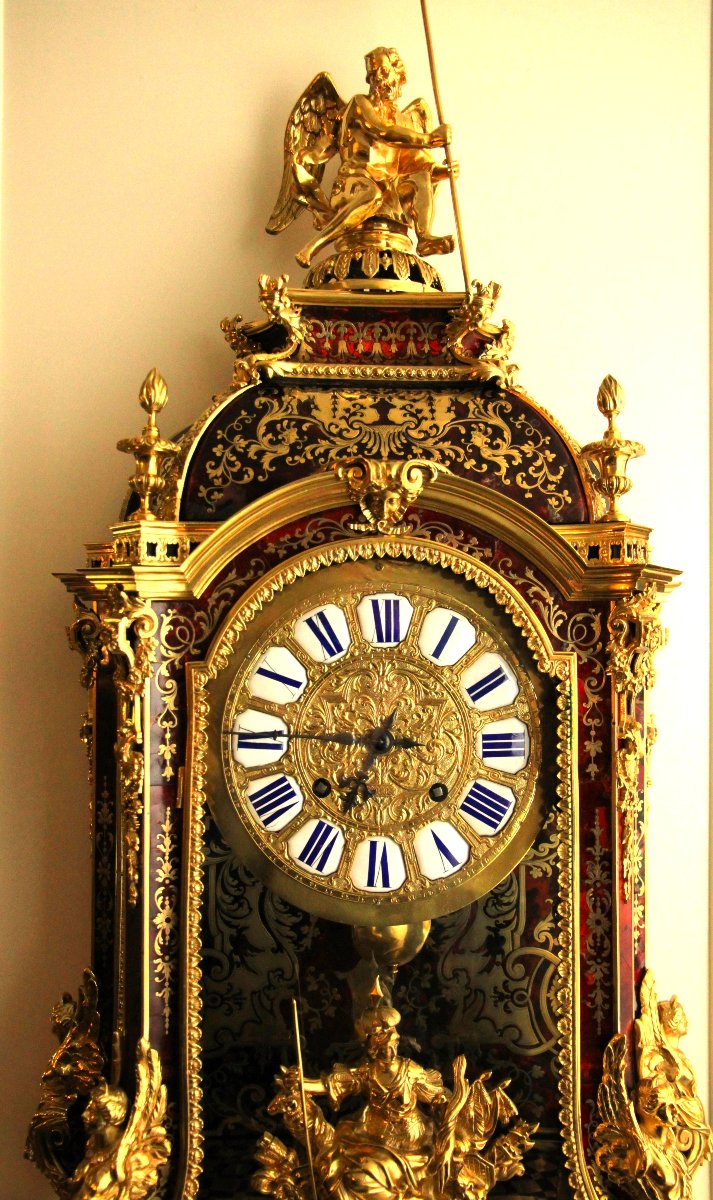 Cartel de Boulle Wand de la 1ère période, France, vers 1750-photo-6