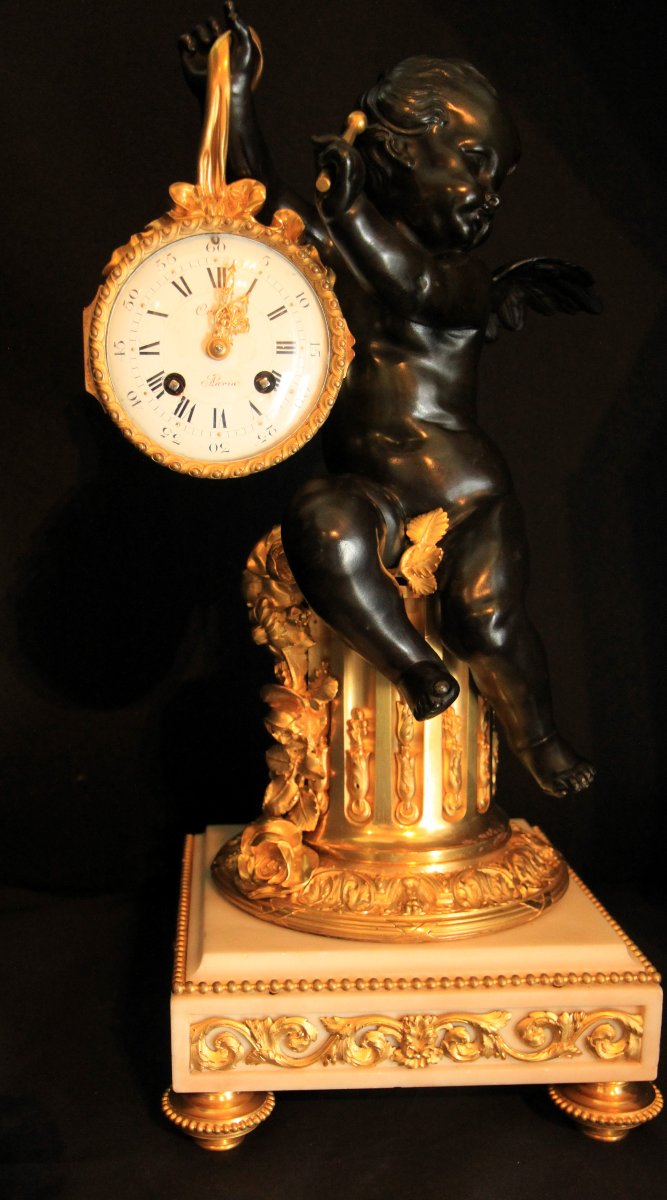 Mantel Clock France, Circa 1860-photo-2