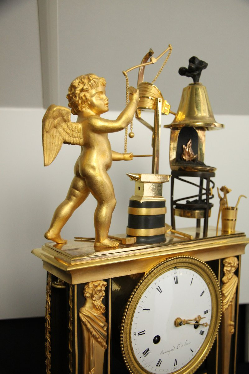  Empire Period Pendulum Clock-photo-2