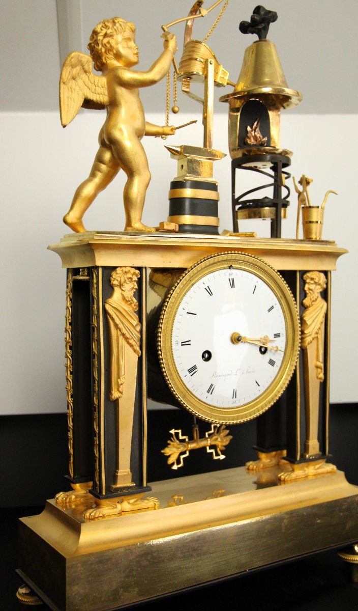  Empire Period Pendulum Clock-photo-3