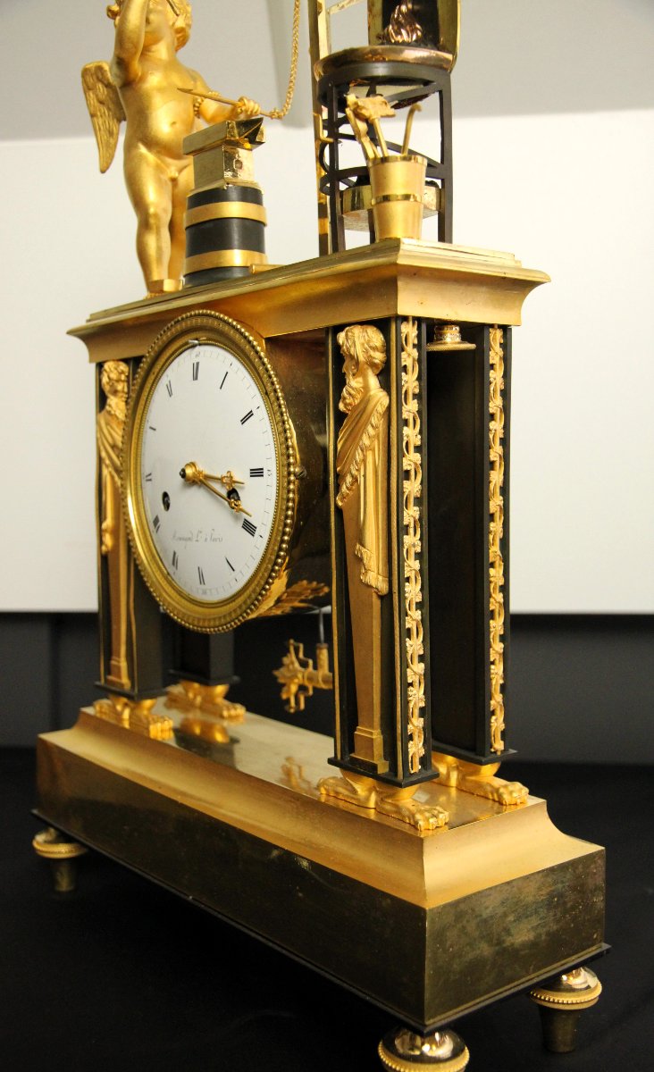  Empire Period Pendulum Clock-photo-2