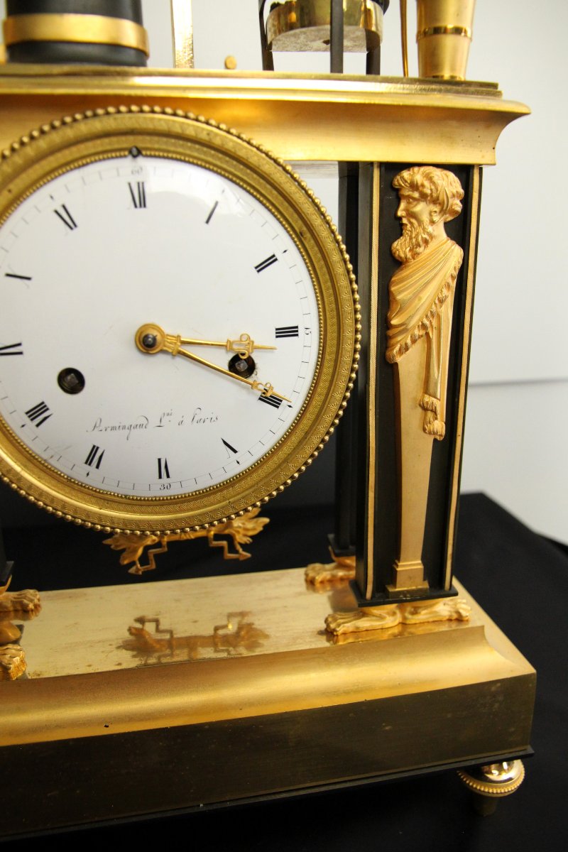  Empire Period Pendulum Clock-photo-4