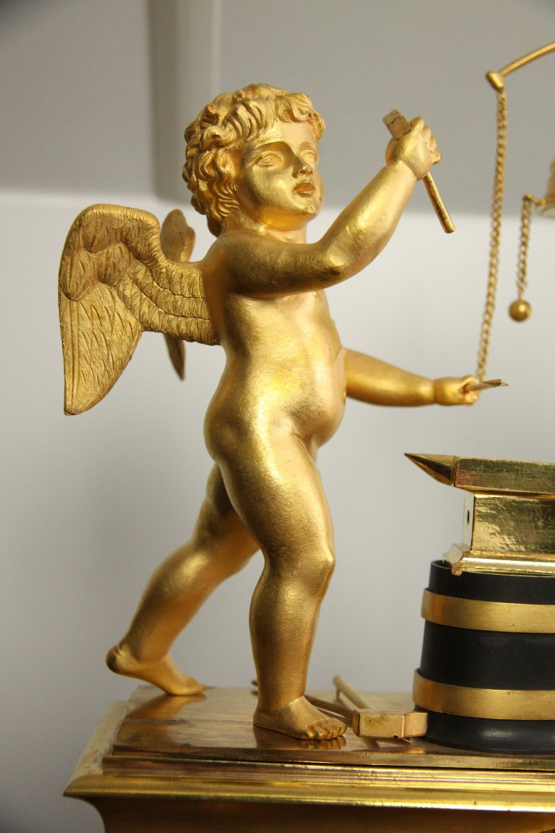  Empire Period Pendulum Clock-photo-6
