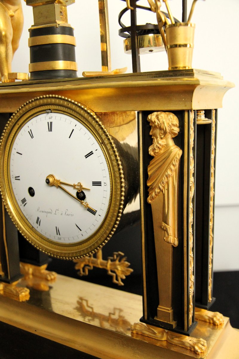  Empire Period Pendulum Clock-photo-8