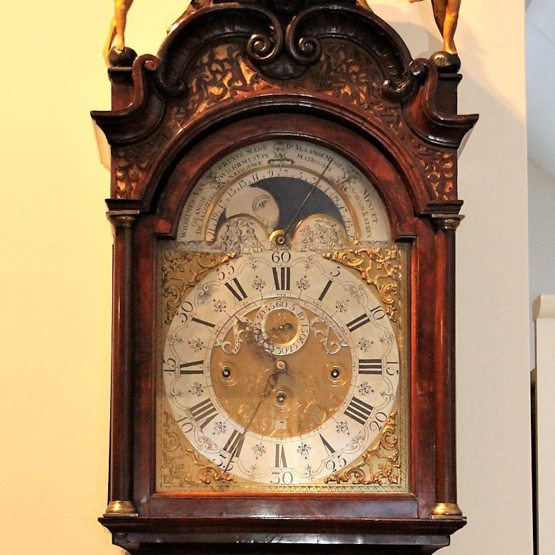 Dutch Longcase Musical Clock Johannes Van Wijk  -photo-3