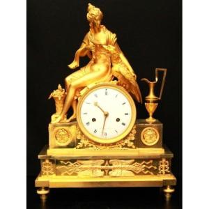 Pendule De Cheminée Empire La France Dans Les Années 1810-1820