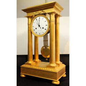 Horloge à colonne en bronze - France  1820 