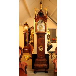 Horloge de parquet, 1750, Pays-Bas  Signature Samuel Ruel Rotterdam
