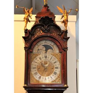 Dutch Longcase Musical Clock Johannes Van Wijk  