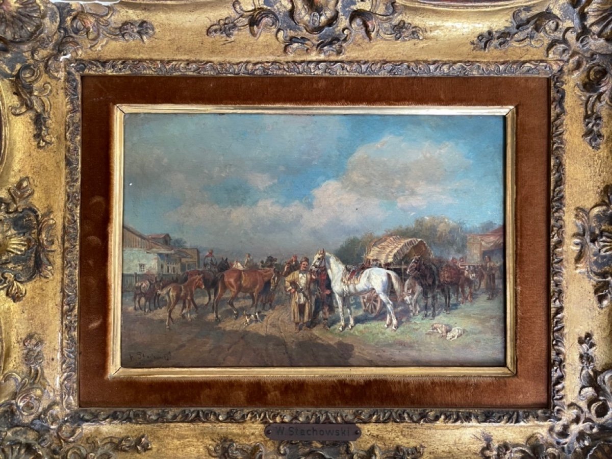 Wladyslaw Stachowski 1852 - 1932 - Né En Azerbaïdjan "le Relais"-photo-2