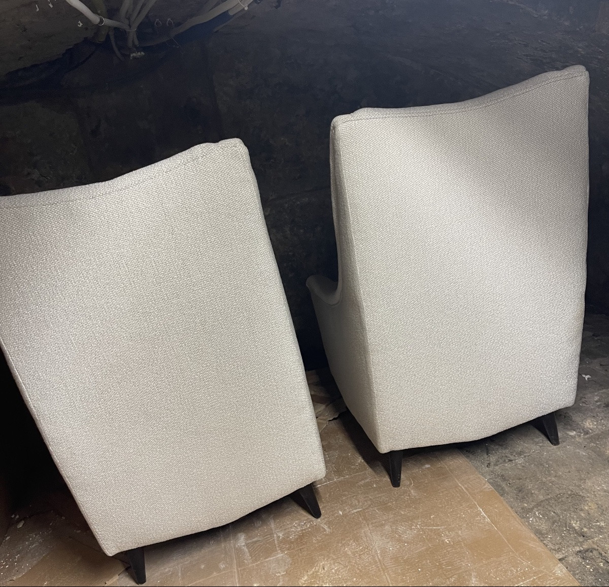 Pair Of Armchairs  Gio Ponti 1891-1970-photo-2