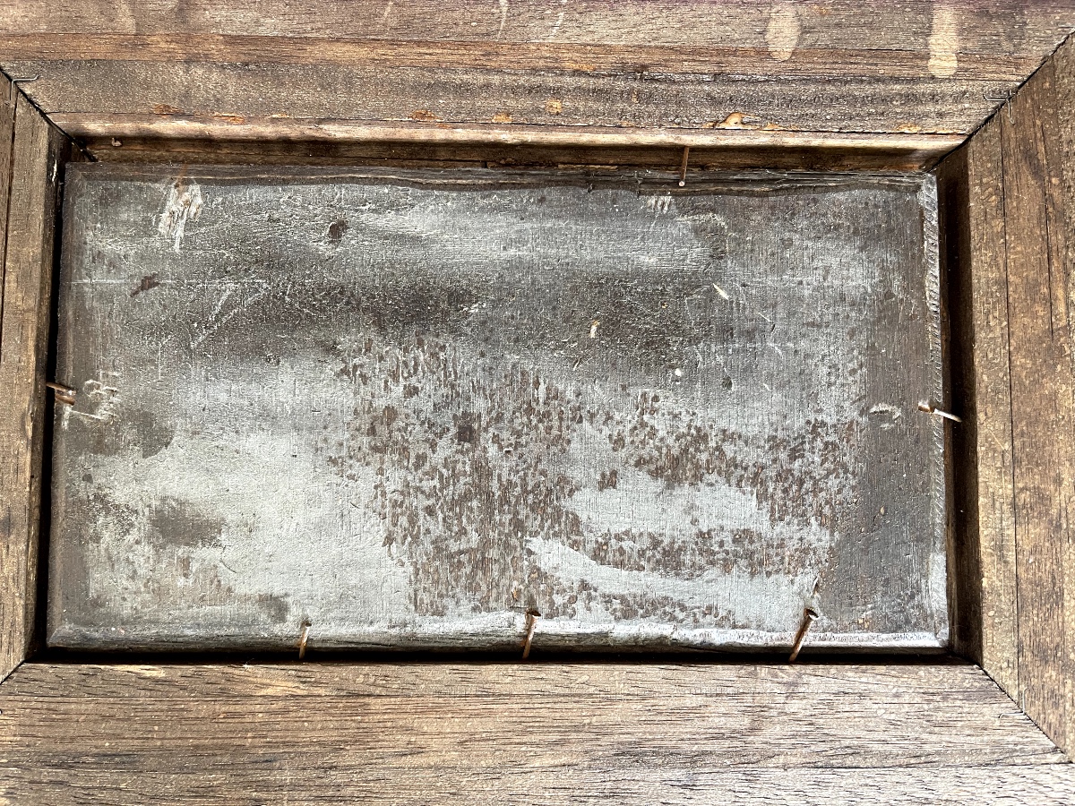 Ecole française XIXè "Scène de plage"-photo-2